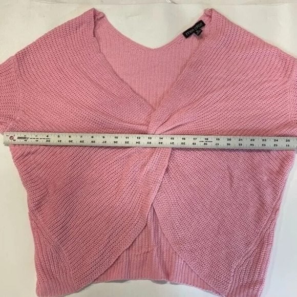 Inner Circle Women's Nordstrom Front Twist V Neck Long Sleeve‎ Sweater SZ XL NWT - Picture 8 of 10